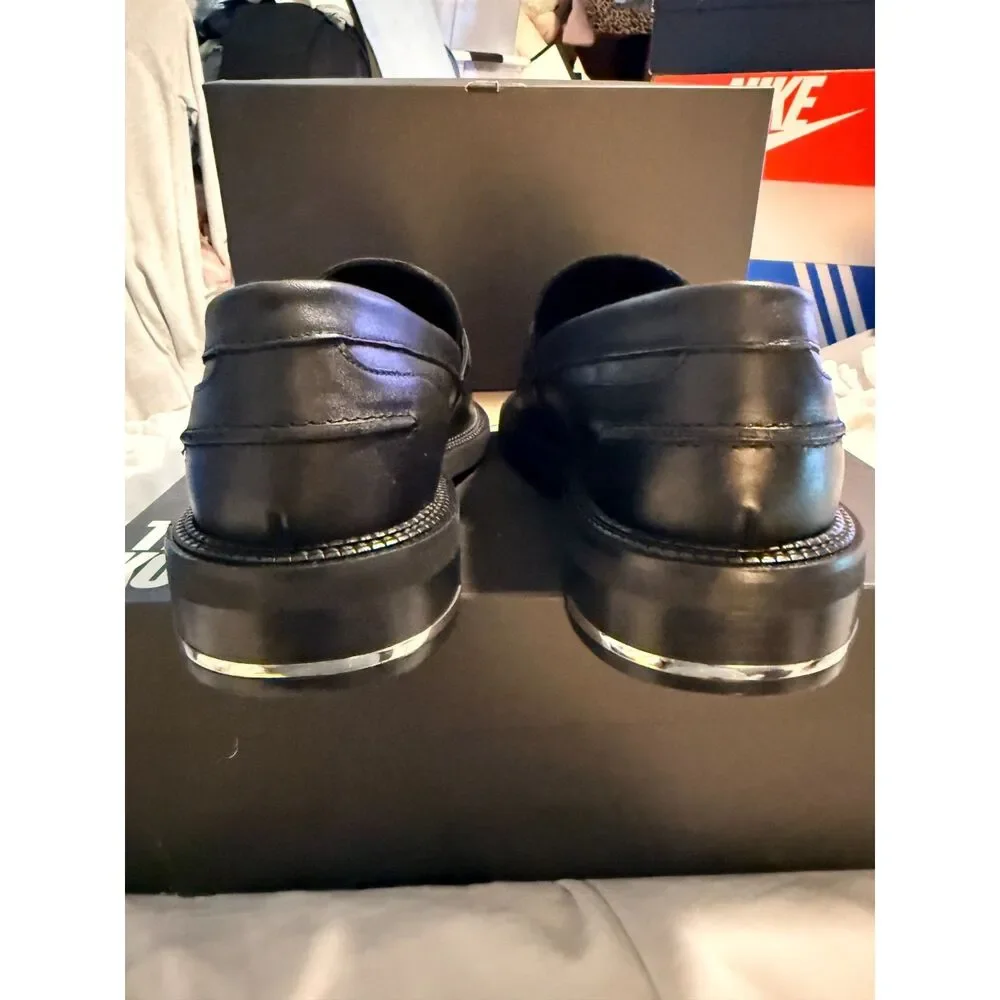NIB The Kooples Mens Leather Mocassins Loafers size 44 - Picture 5 of 13